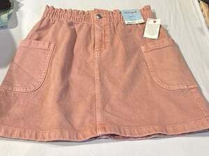 Girls' Pink Paperbag Waist Stretch Skirt Size XL (14) NWT
D2